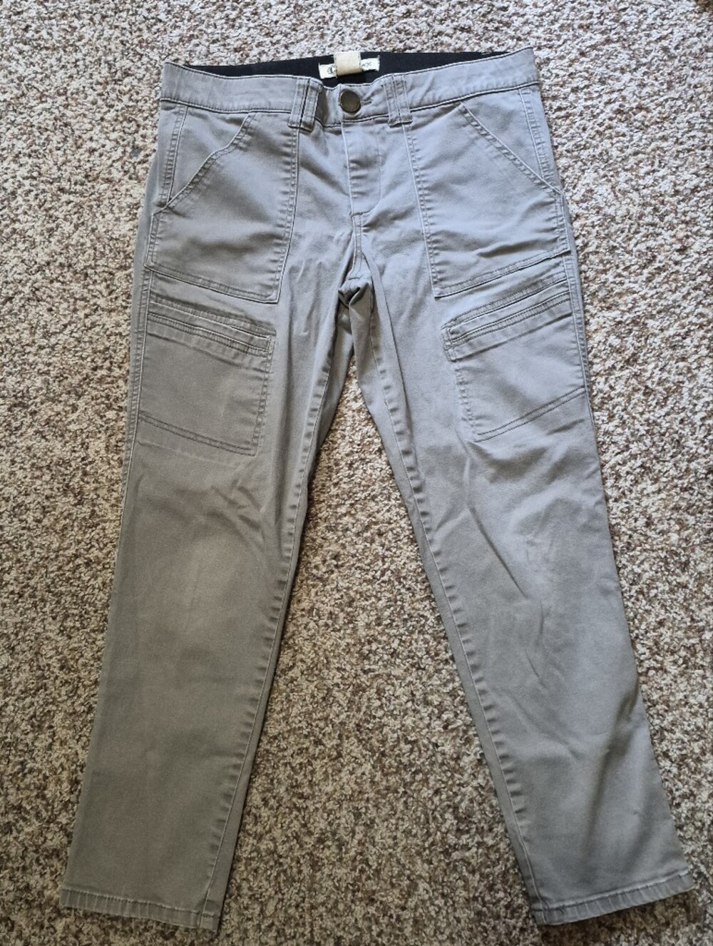 Democracy Army Green Cargo Pants with Utility Pockets Size 8 - Picture 2 of 4